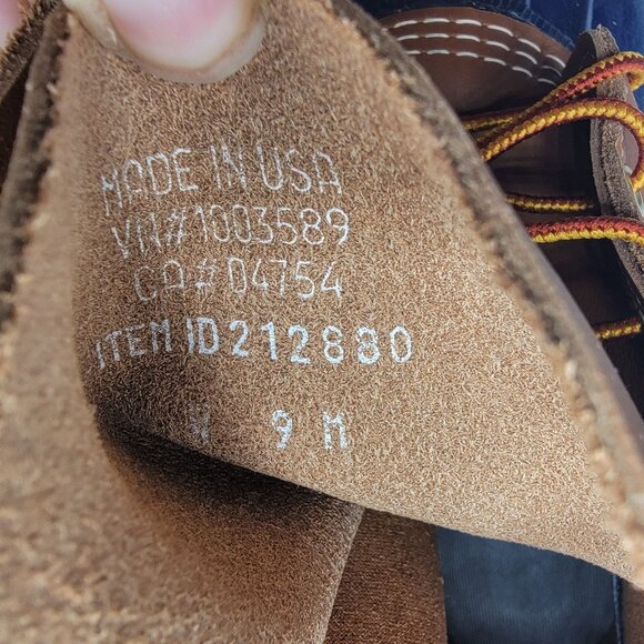 LL Bean Womens 9 Brown Boots Made In The USA Outdoors Rain Casual Workwear - Picture 6 of 10